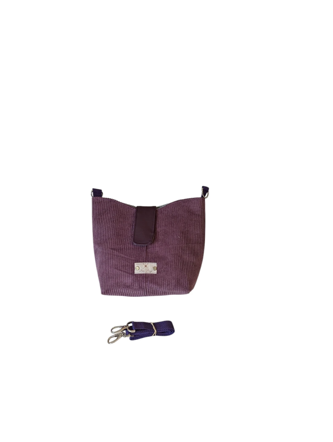 Plum Bucket Bag