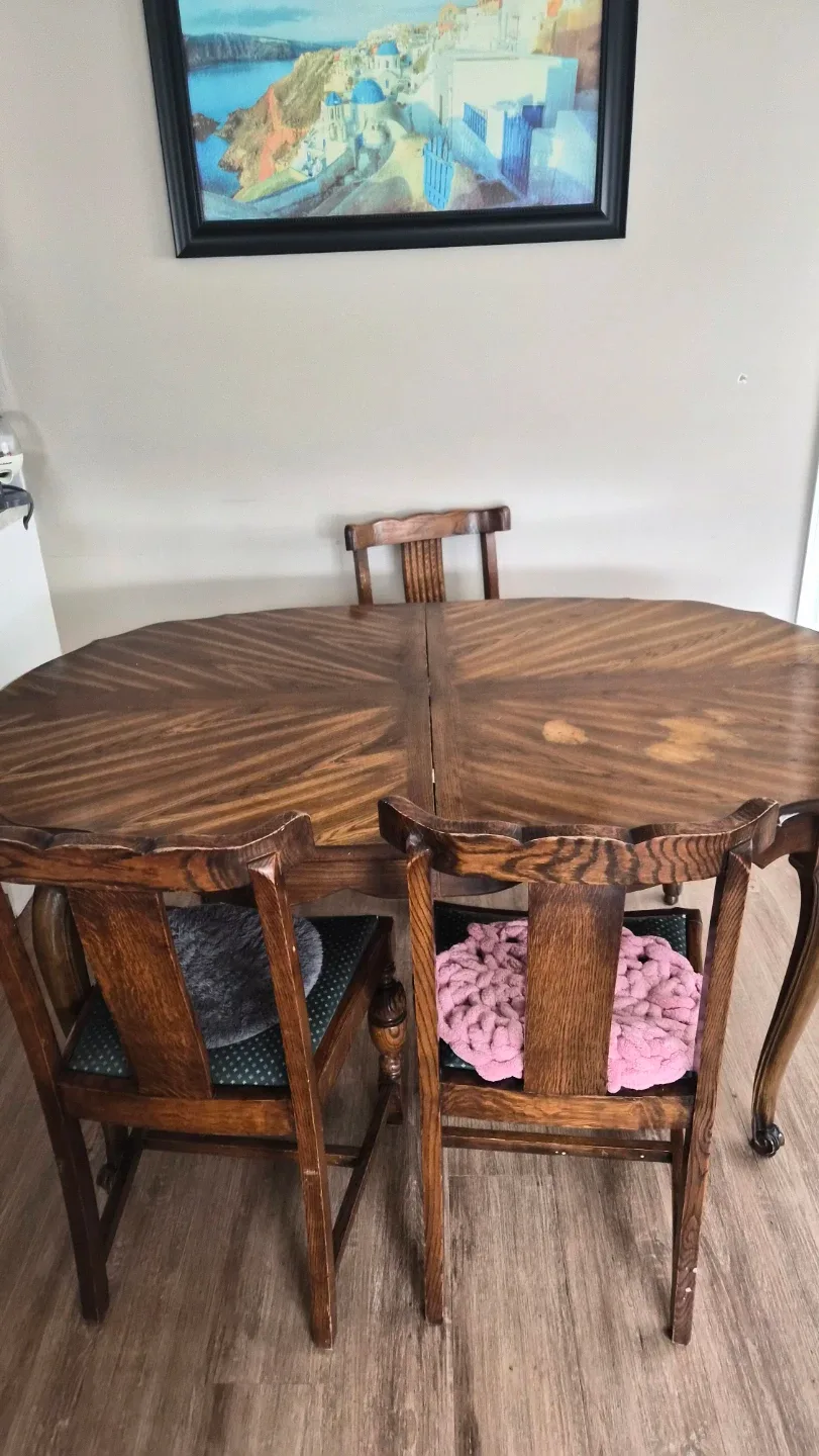 Wooden Dining Chairs Set of 4 - photo 2
