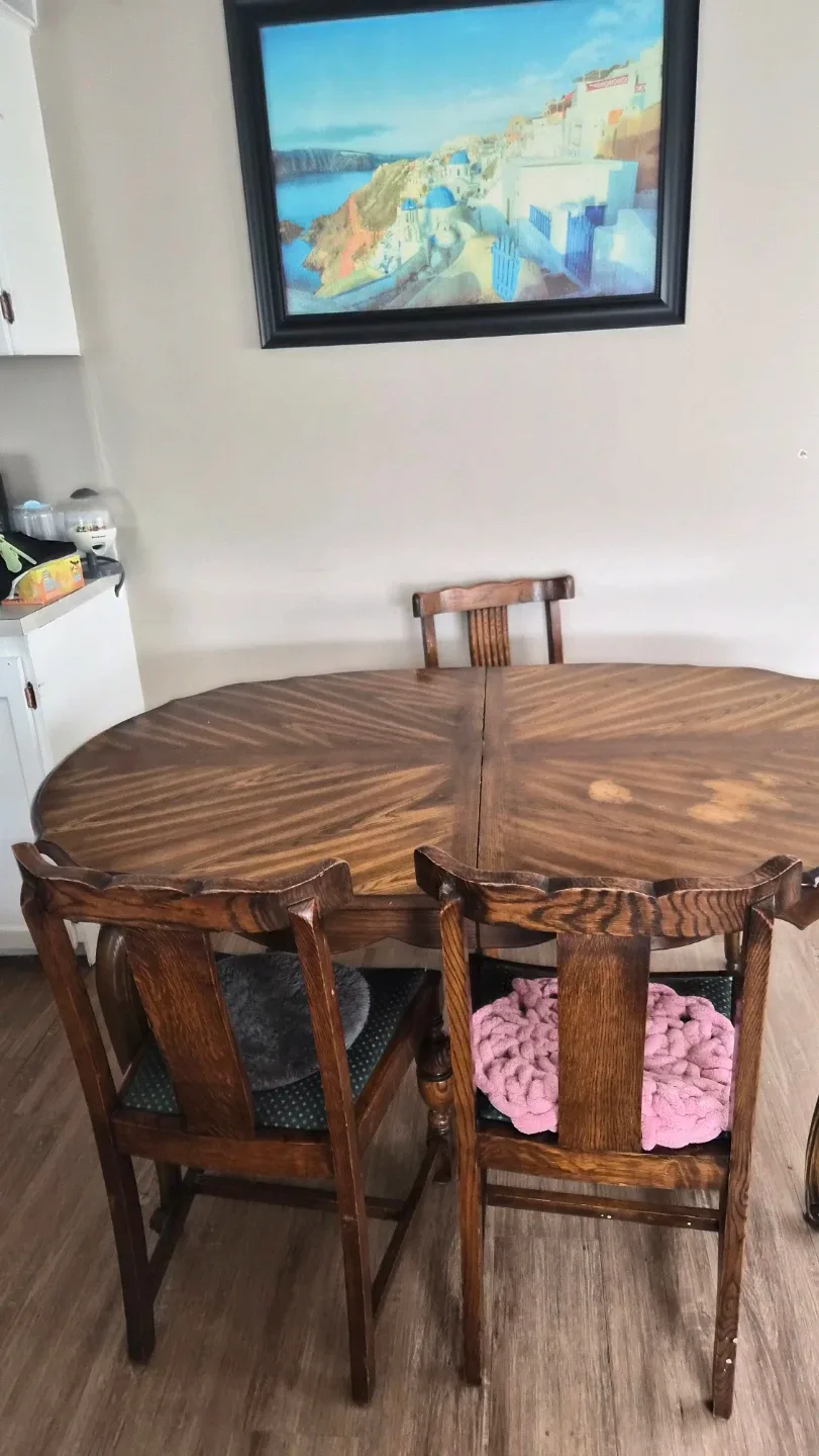 Wooden Dining Chairs Set of 4 - photo 3
