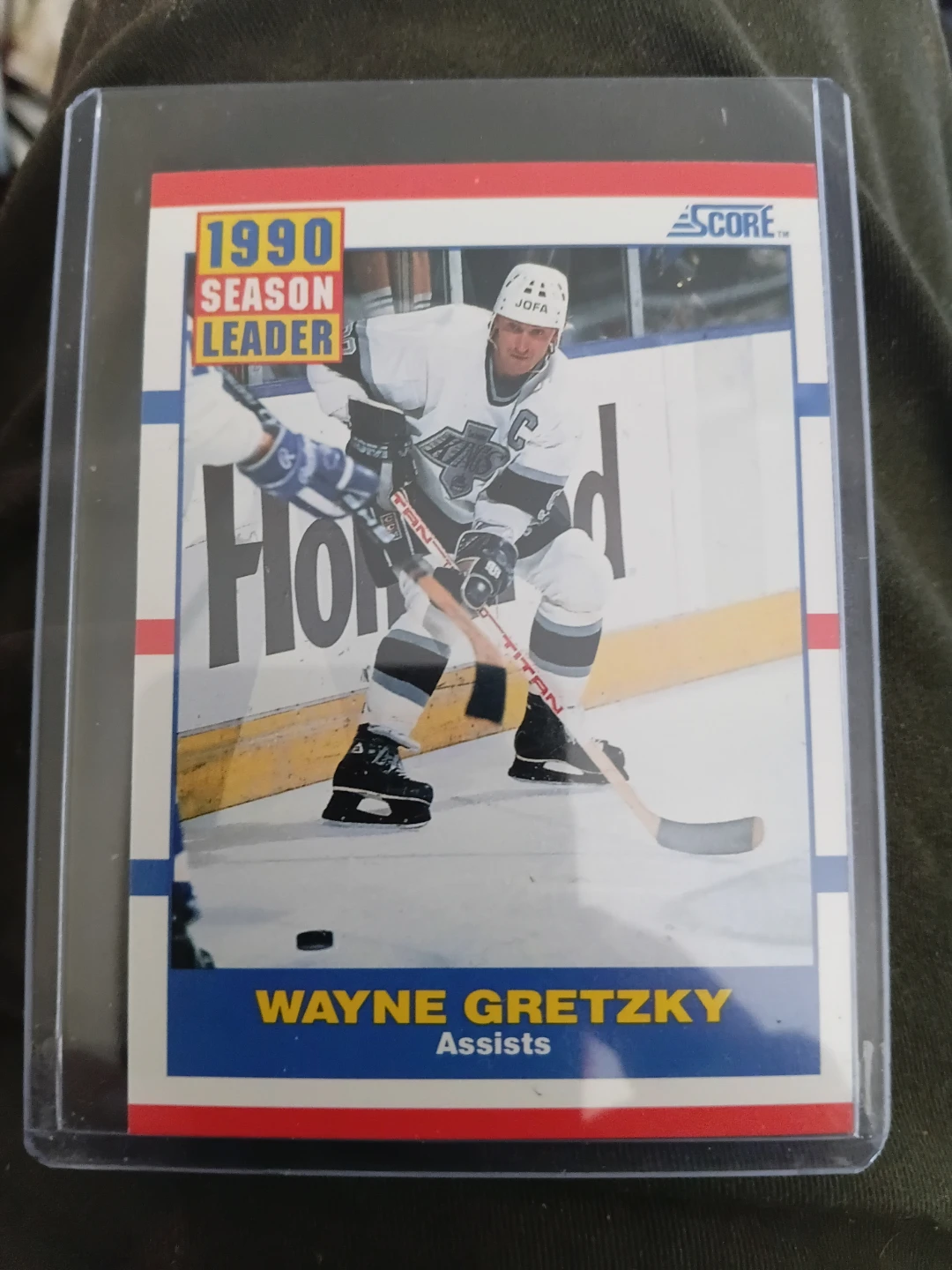 1990 Score Wayne Gretzky Assists Season Leader Hockey Card