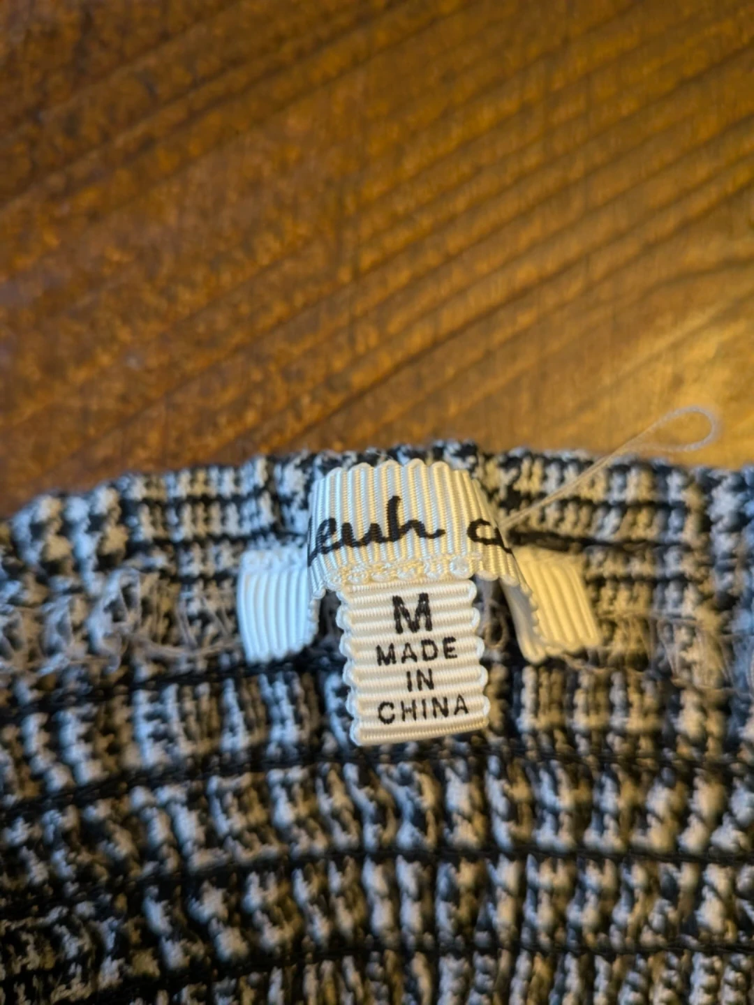 Plaid Crop Top - Size M - photo 3