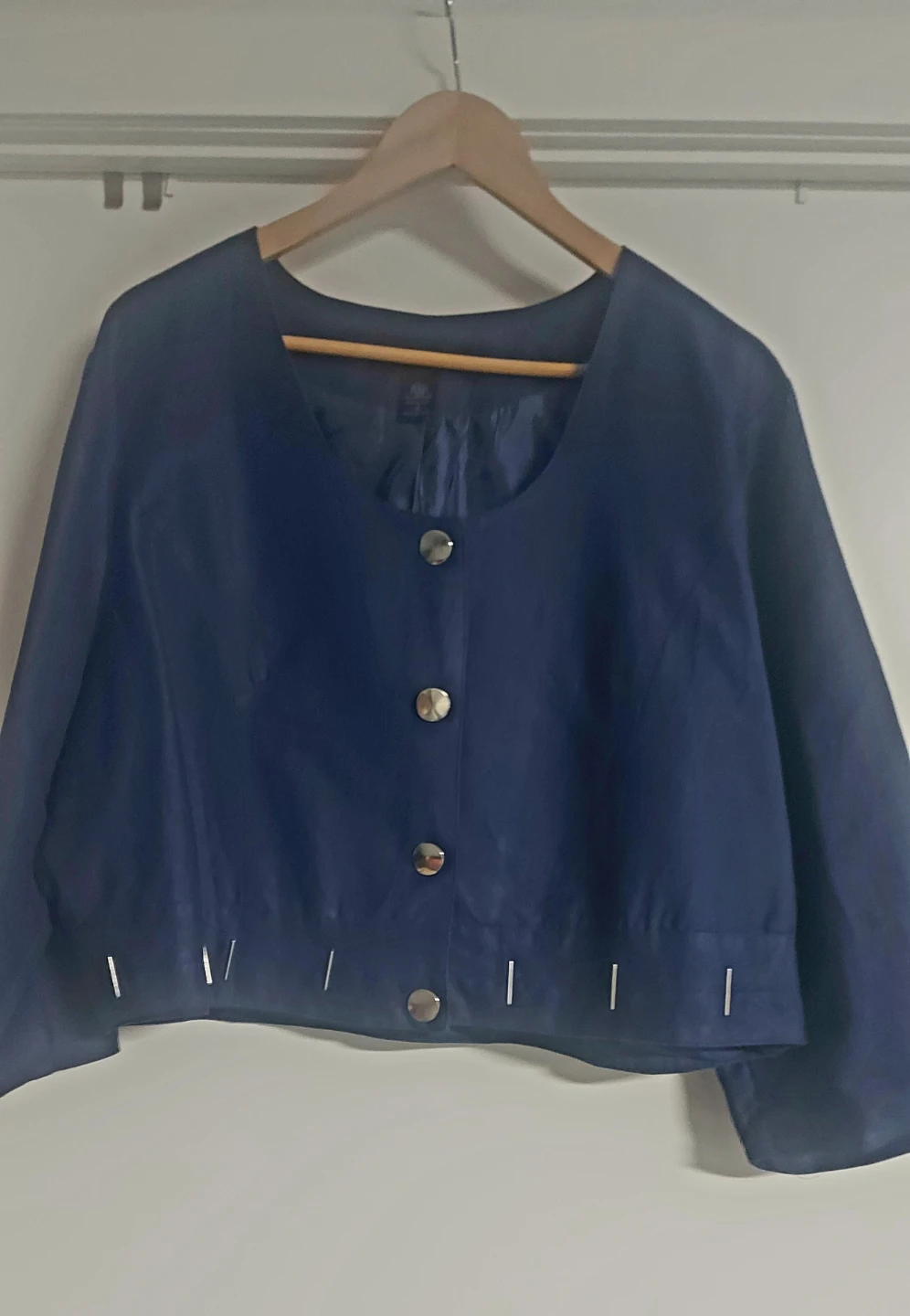 Ashley Stewart Blue Jacket Size 18