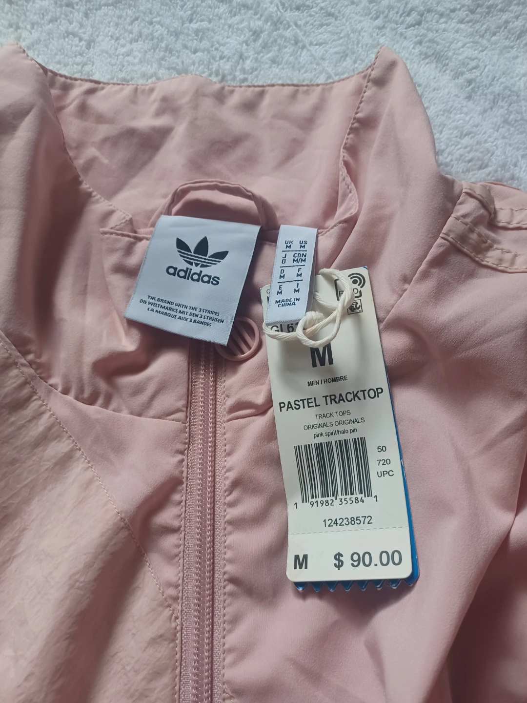 Adidas Pastel Tracktop Jacket - Size M - photo 5