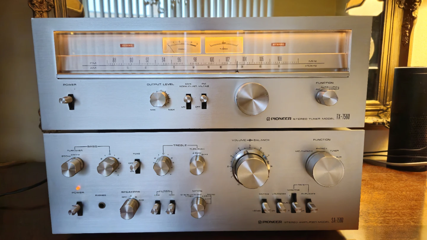 Pioneer Stereo Amplifier SA-7500 & Tuner TX-7500 - photo 2