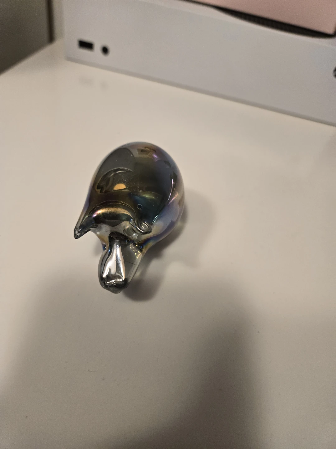 Iridescent Glass Blown Animal Figurine - photo 2