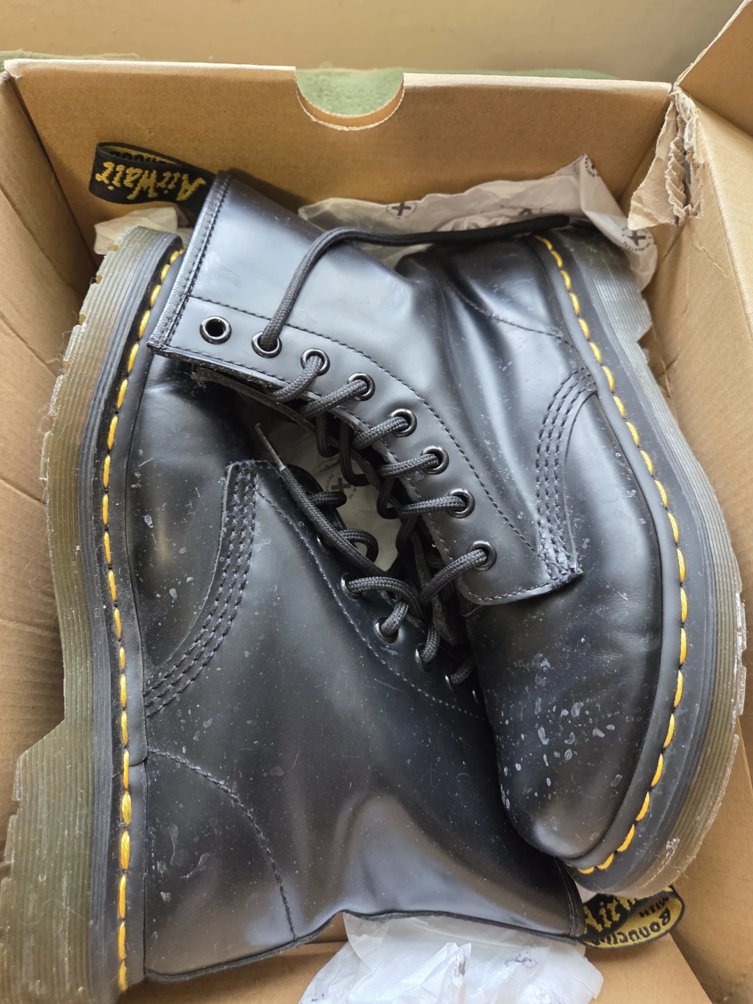 Dr. Martens Black Leather Boots