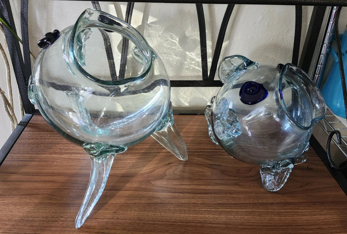 Blown Glass Fish Vase - Set of 2 - photo 2