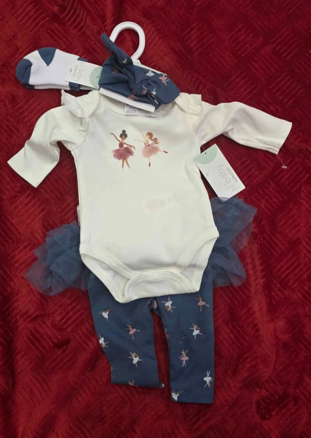 Baby Girl's Ballerina Outfit Set for 3 months