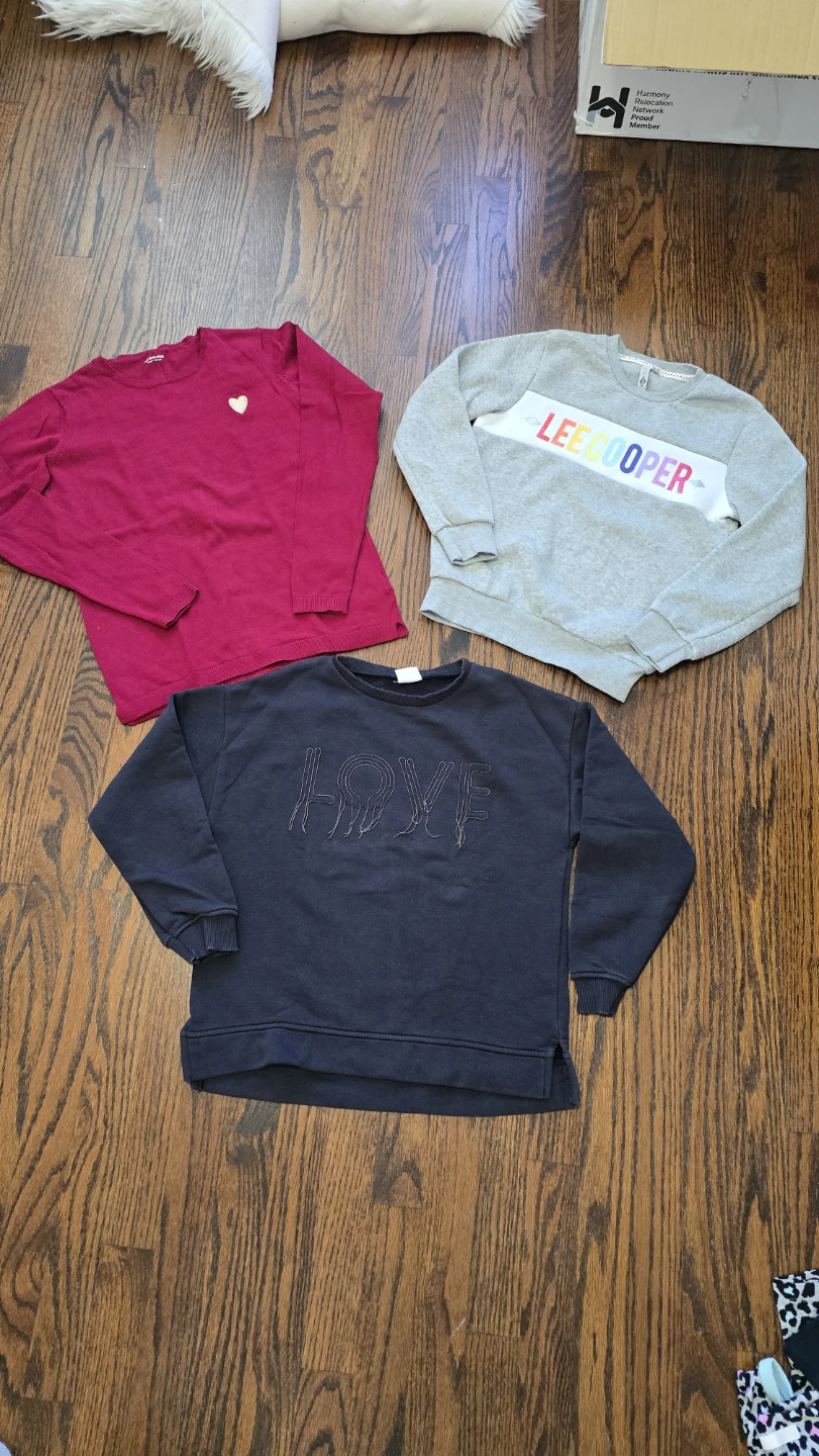 Bundle 3 Girls sweaters 12Y