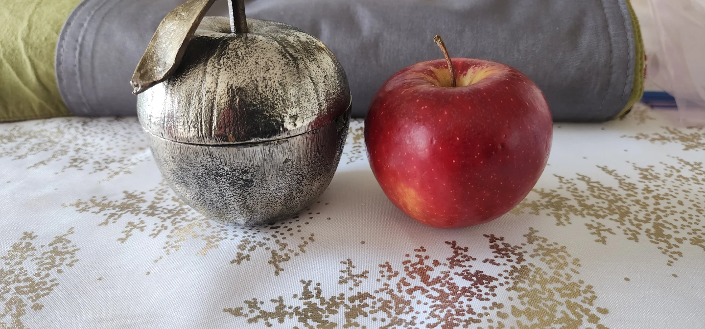 Silver Apple Honey Pot * OBO* - photo 5