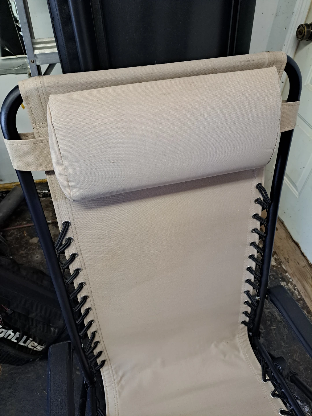 Tan Zero Gravity Chair with Headrest - photo 2