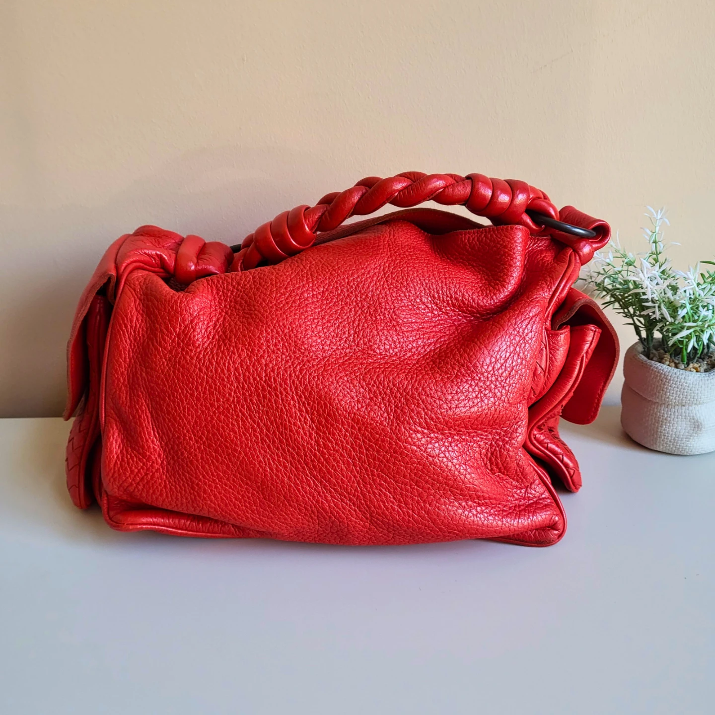 Pre-Loved Bottega Veneta Cervo Cocker Hobo Purse! 👜