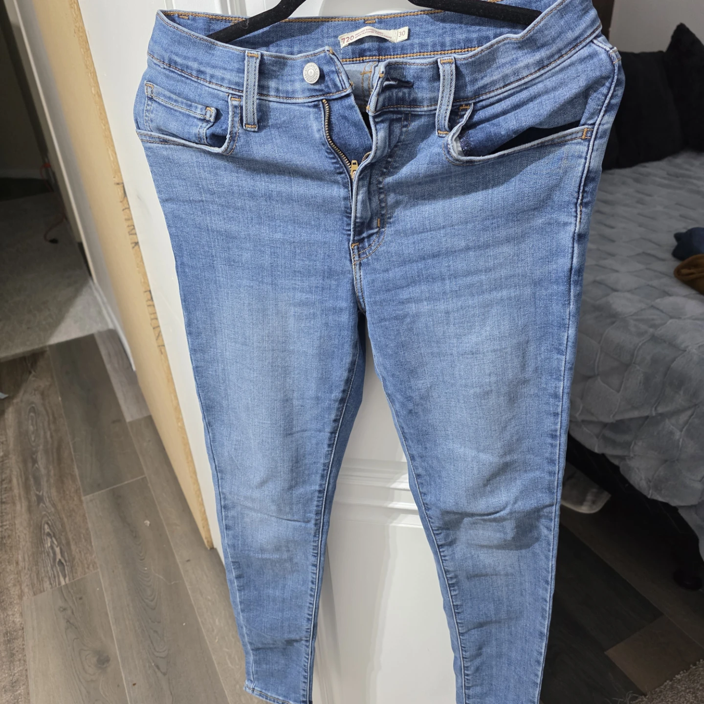 Levi's Women's 720 High-Rise Super Skinny Jeans - Blue Denim