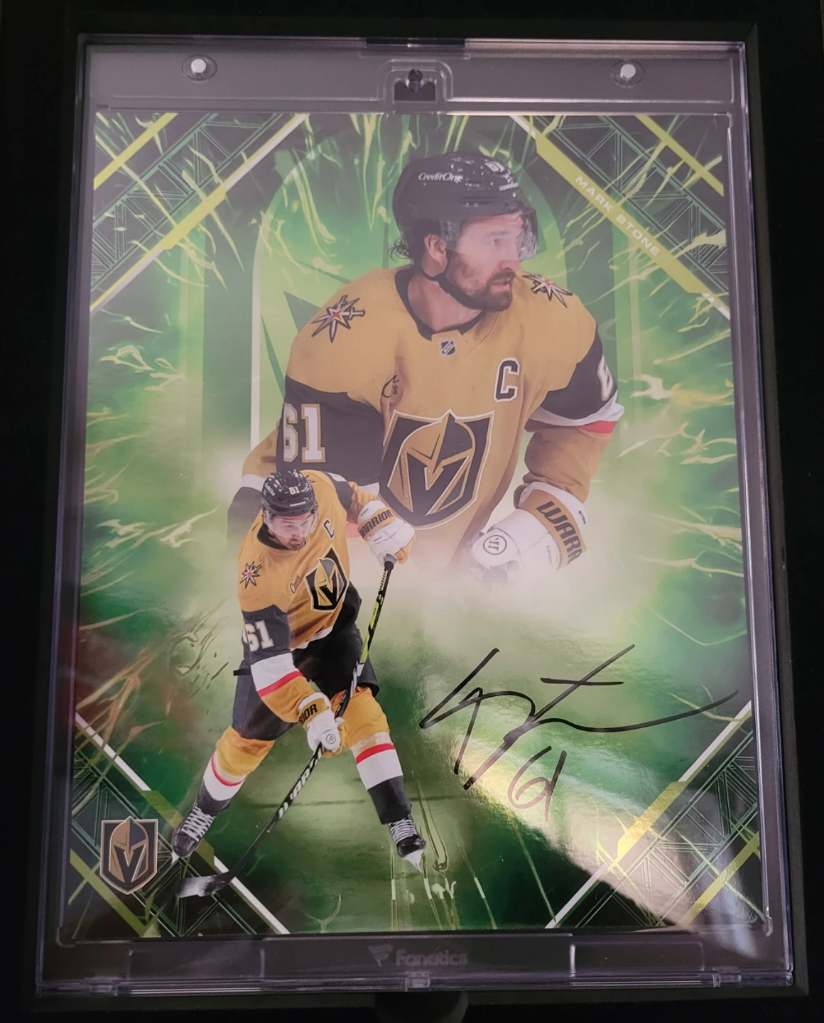 Mark Stone 65/99 Hand-Signed EMANATE Trading Card