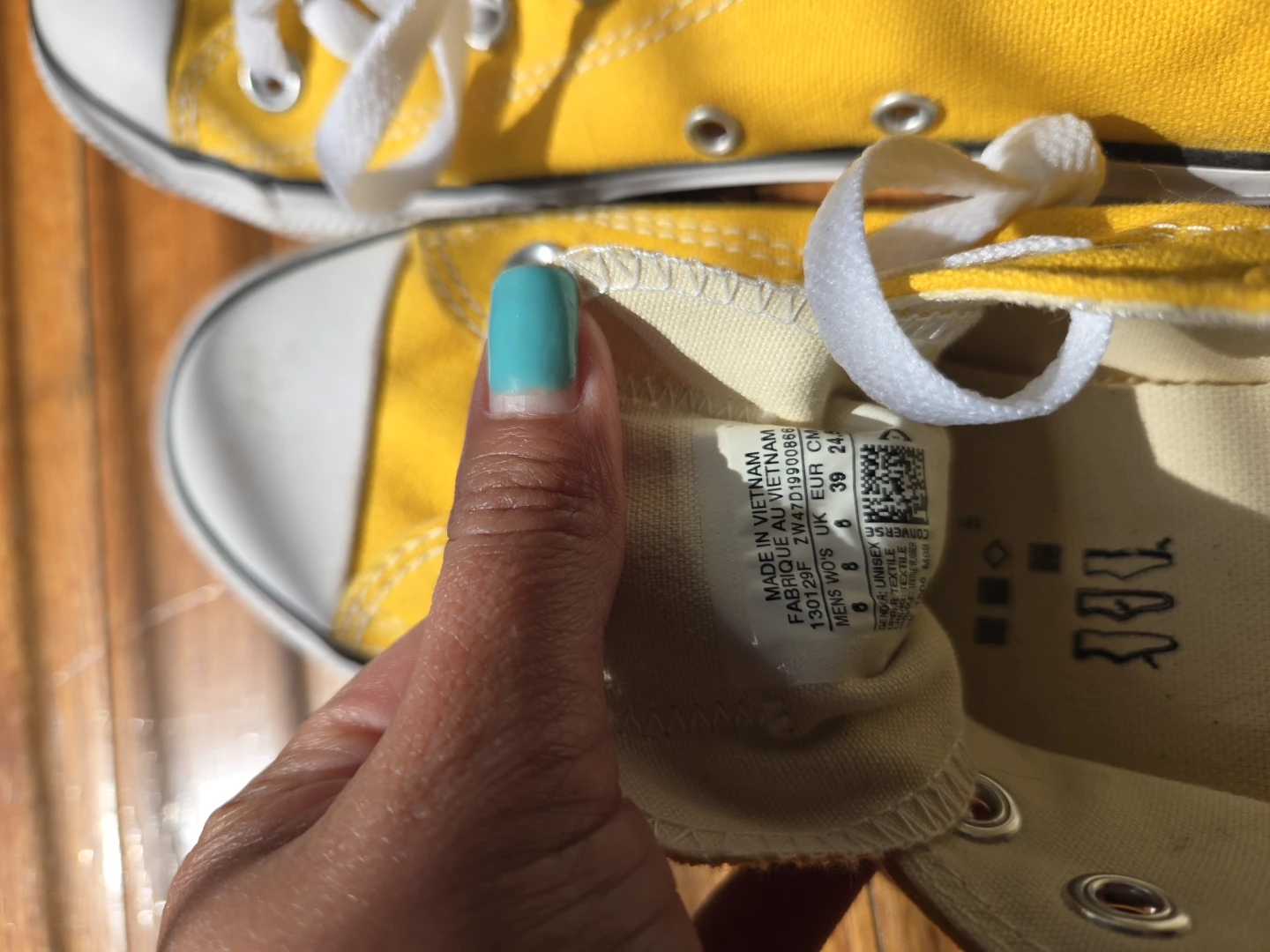 Converse All Star Yellow Canvas Low Top Sneakers - photo 3