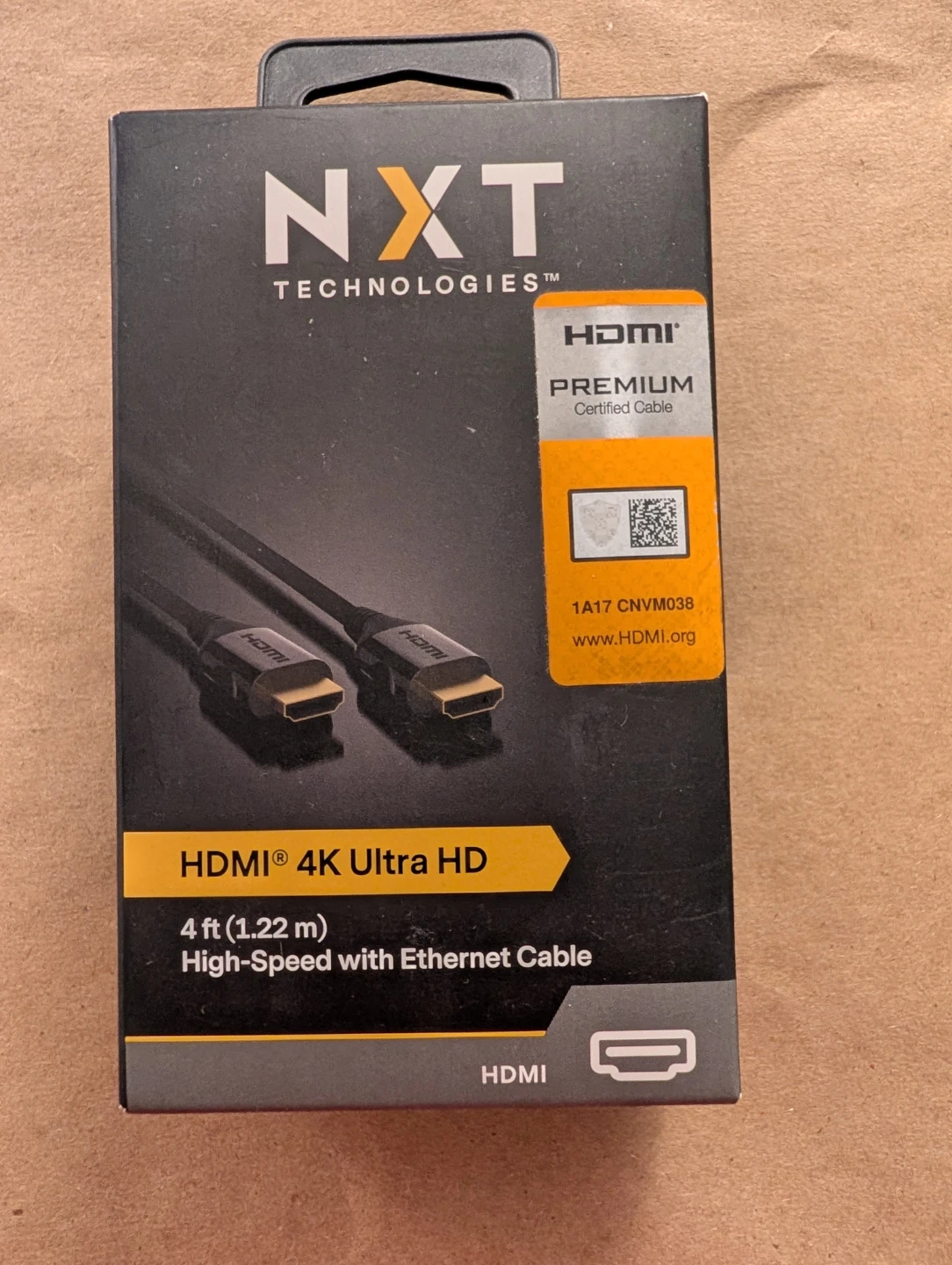 NXT Technologies HDMI 4K Ultra HD High-Speed Cable with Ethernet