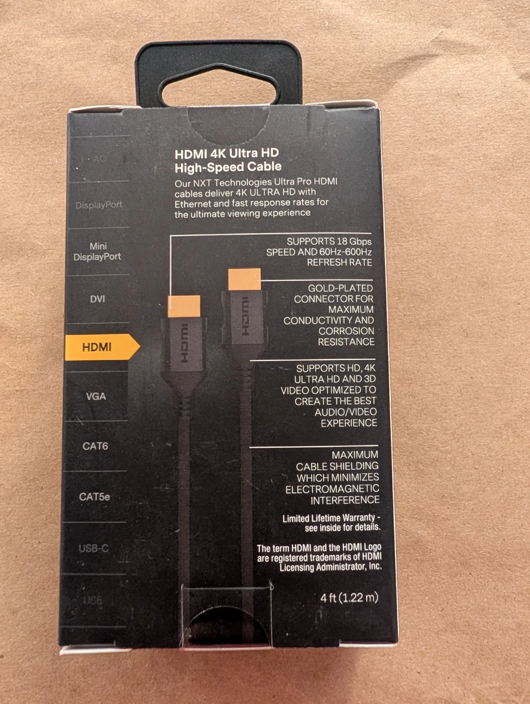 NXT Technologies HDMI 4K Ultra HD High-Speed Cable with Ethernet - photo 2
