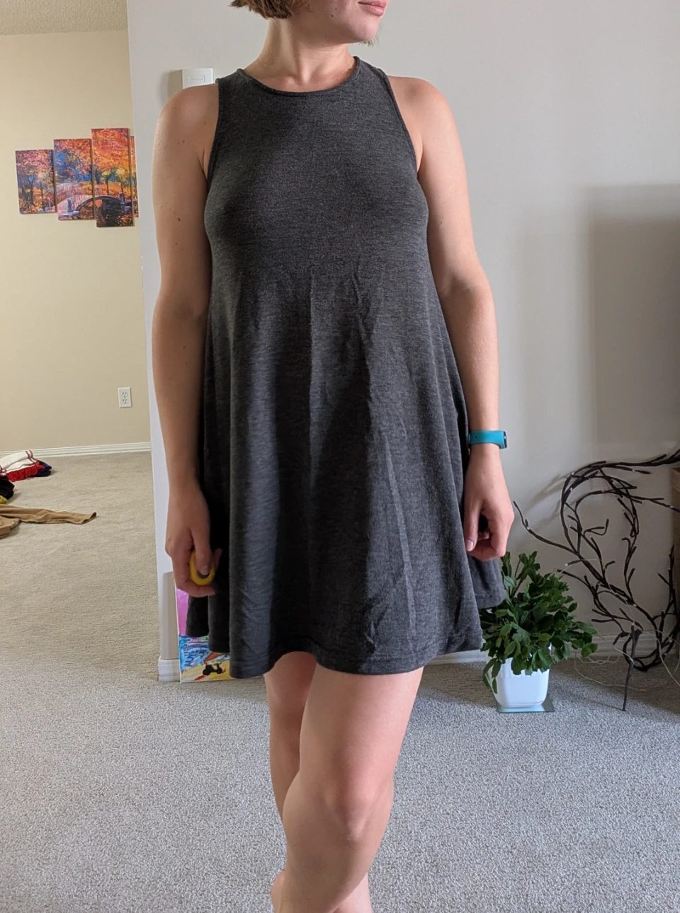 Women's Sleeveless Swing Dress