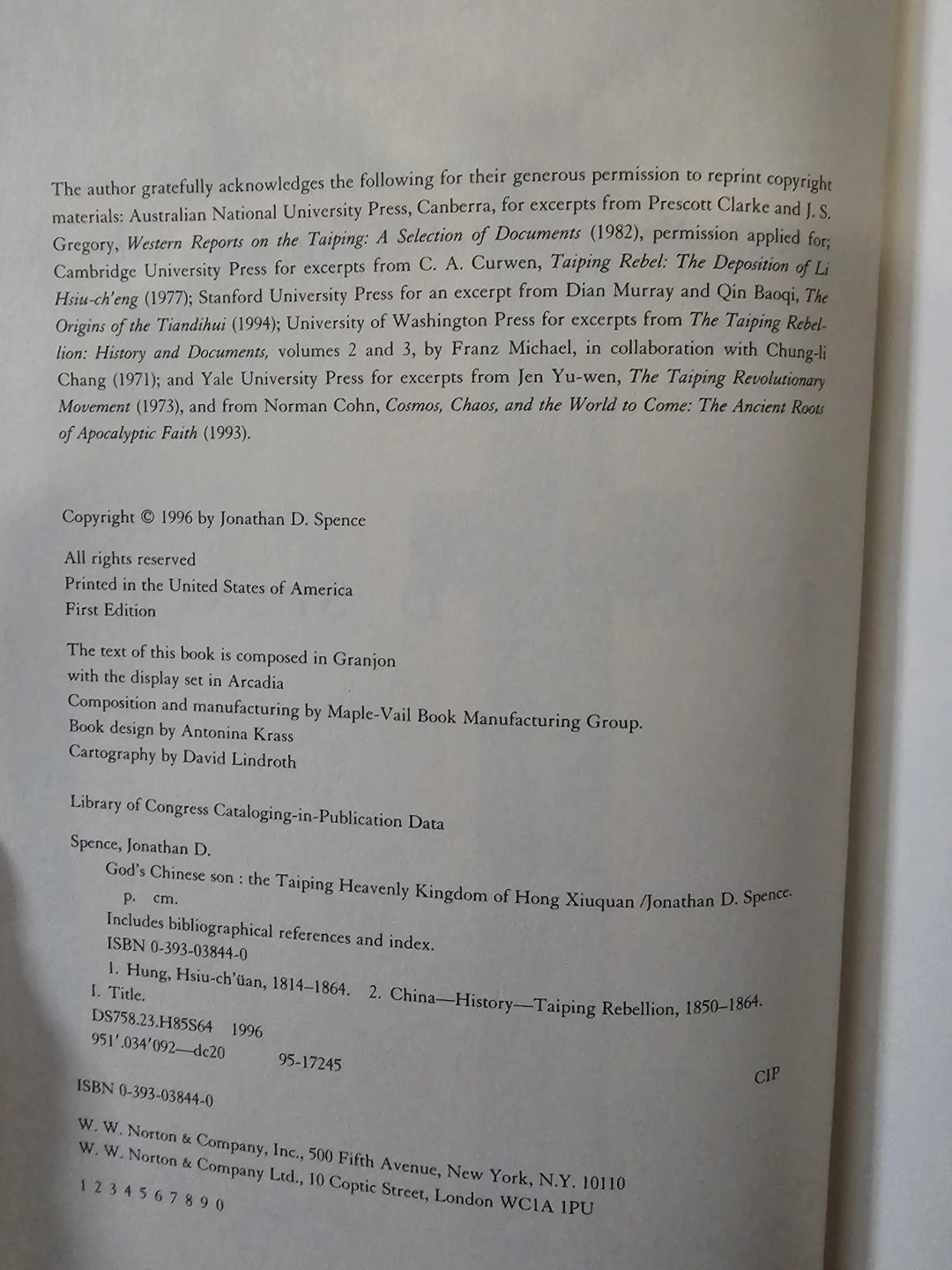 God's Chinese Son: The Taiping Heavenly Kingdom of Hong Xiuquan - photo 2