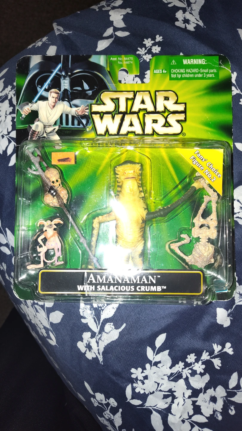 Star Wars Amanaman with Salacious Crumb Action Figure - photo 3