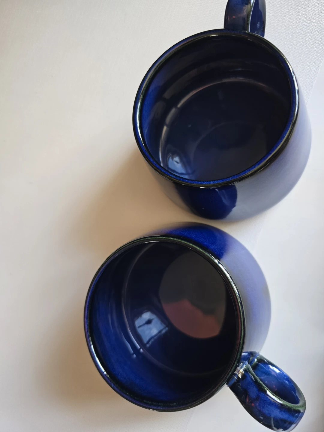 CB2 Blue Ceramic Mugs (Set of 2) - photo 3