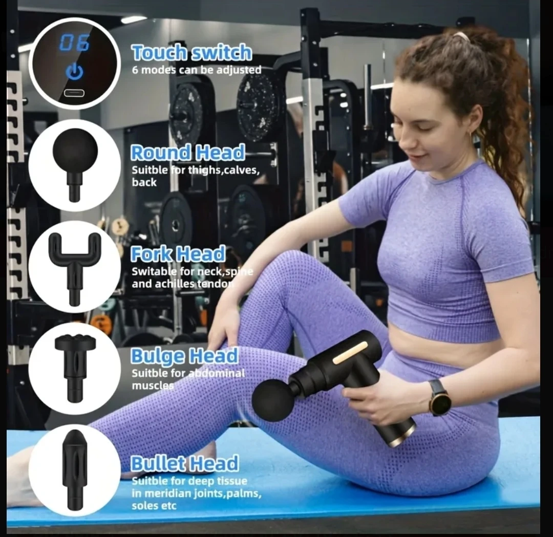NEW Compact Massage Device LED Display Rechargeable