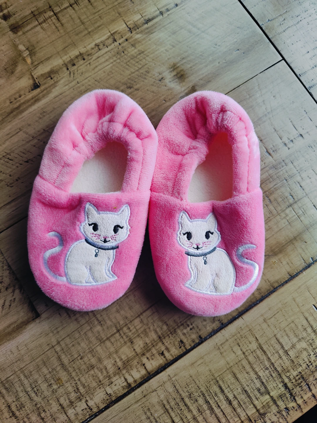 Pink Cat Slippers