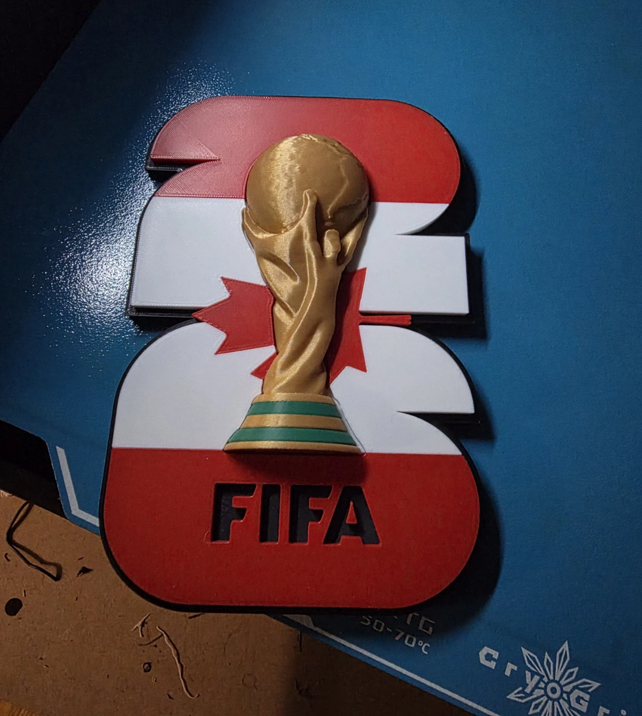 Fifa world cup 3d printed 6 inch pendants with chain - photo 4