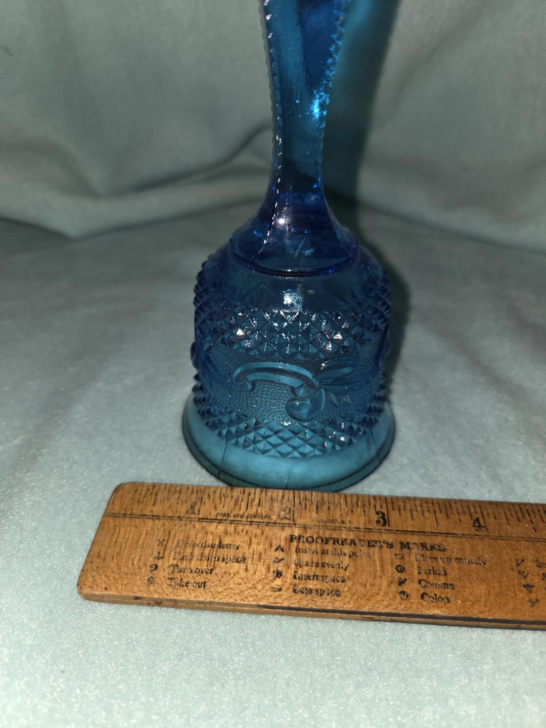 Blue Glass Bell - photo 4
