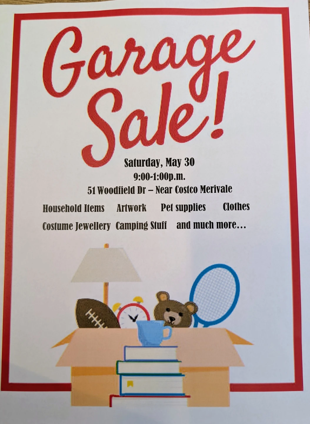 Garage Sale - Household Items, Artwork & More!