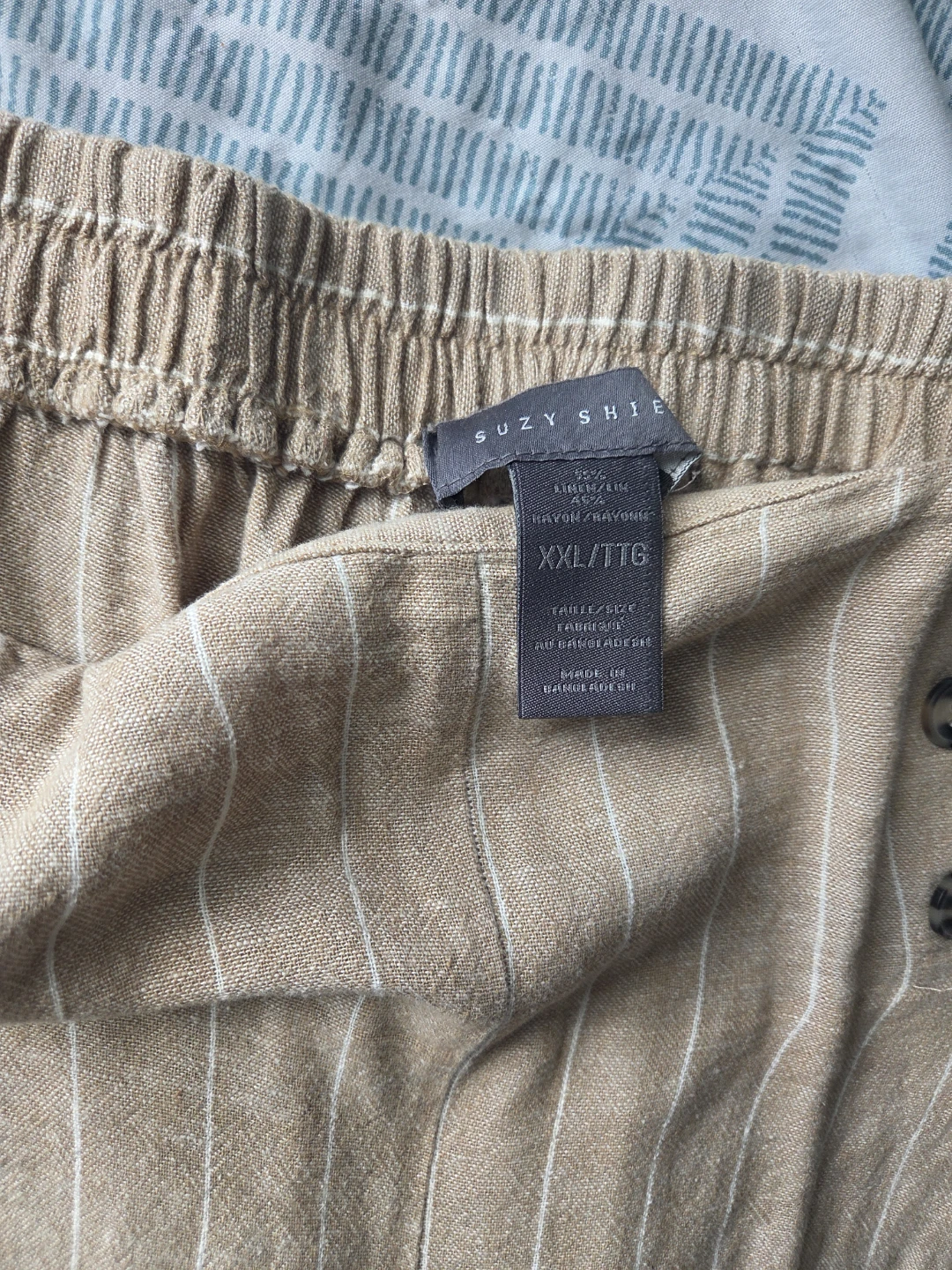 Suzy Shier Striped Pants XXL/TTG Tan - photo 2