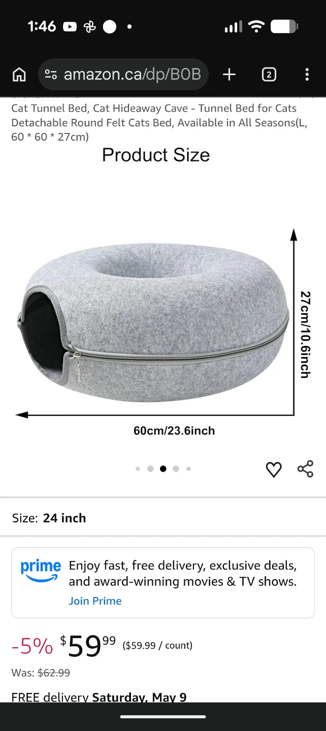 Cat Essentials Bundle-Bed, Litter, Tunnel, Post, etc. - photo 5