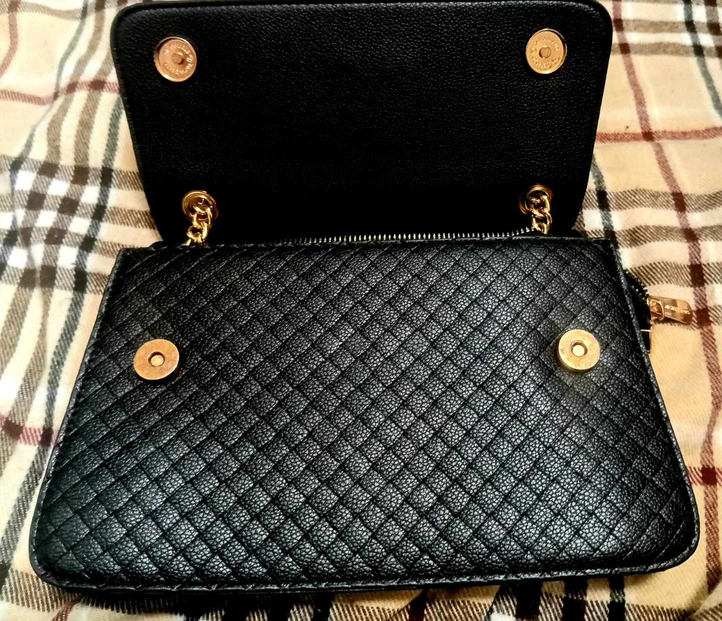 Michael Kors Black Leather Chain Shoulder Bag - photo 3