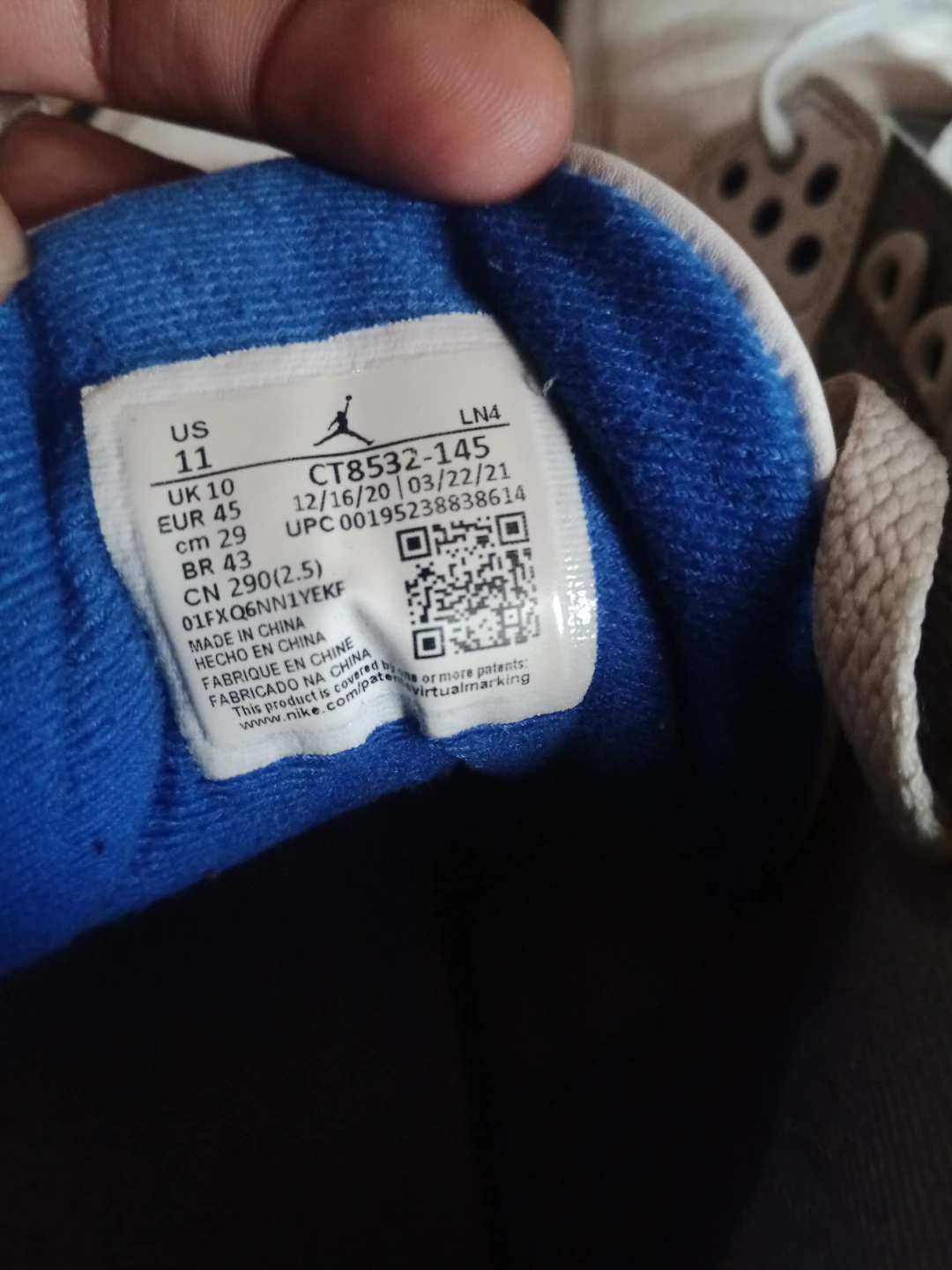 Jordan Air Jordan 3 Retro CT8532-145 Sneakers - US 11 - photo 5