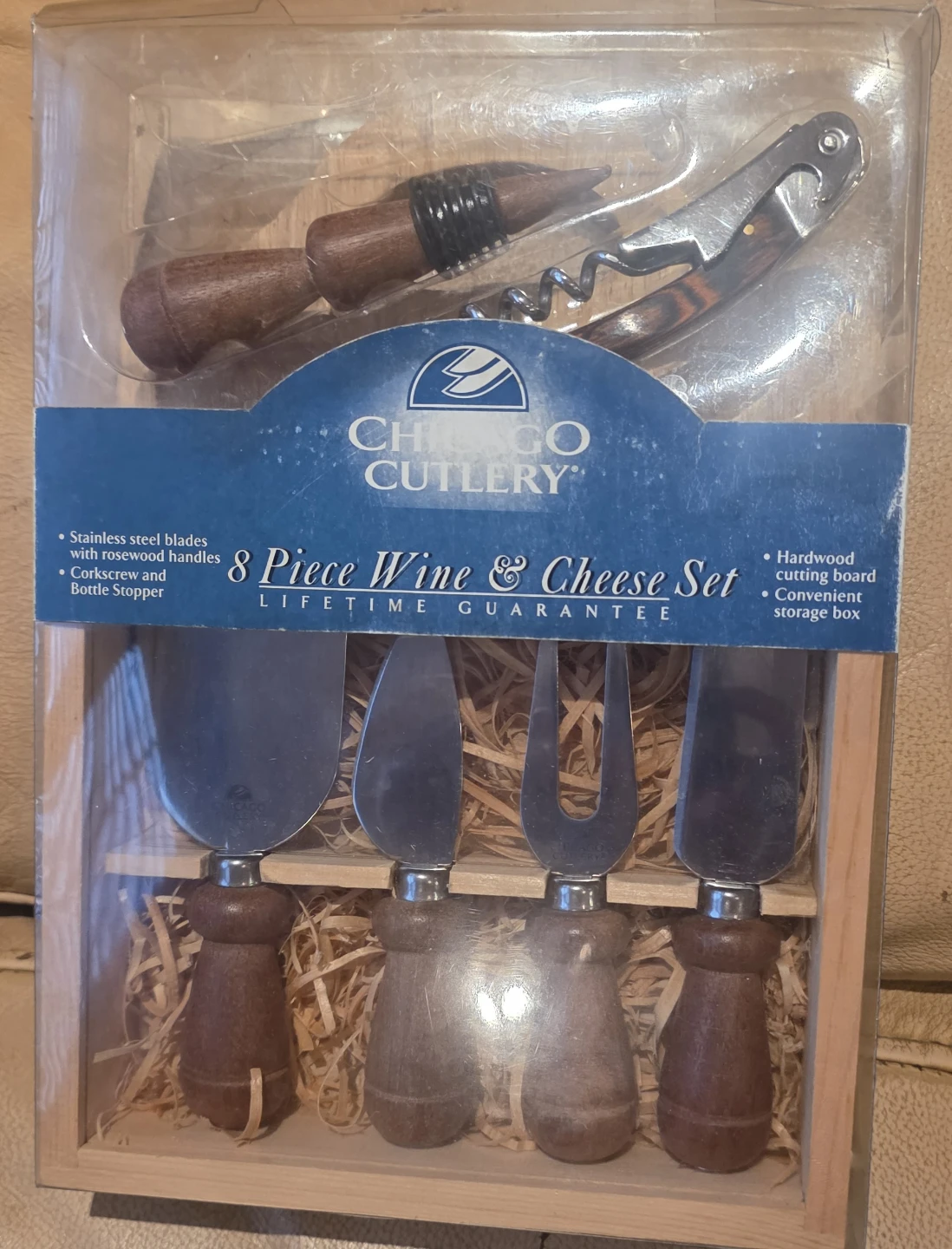 Chicago Cutlery 8 Piece Wine & Cheese Set