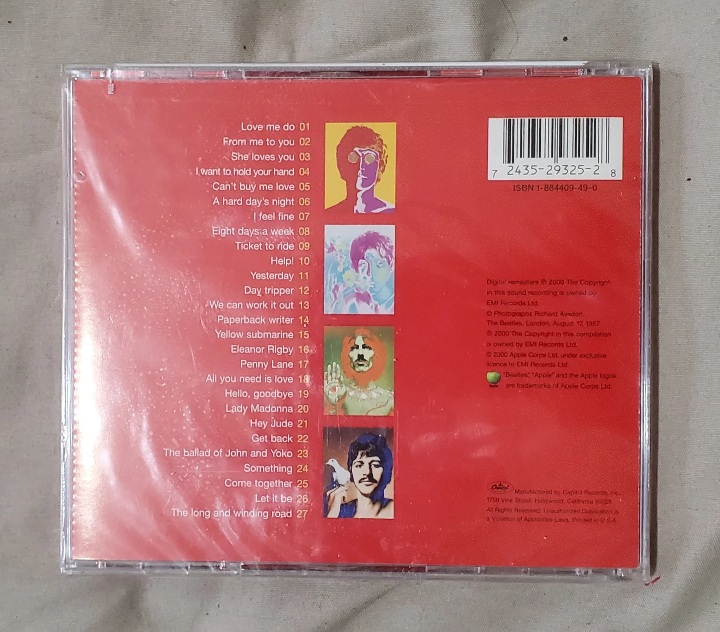 The Beatles 1 - 27 No. 1 Singles on 1CD - photo 2