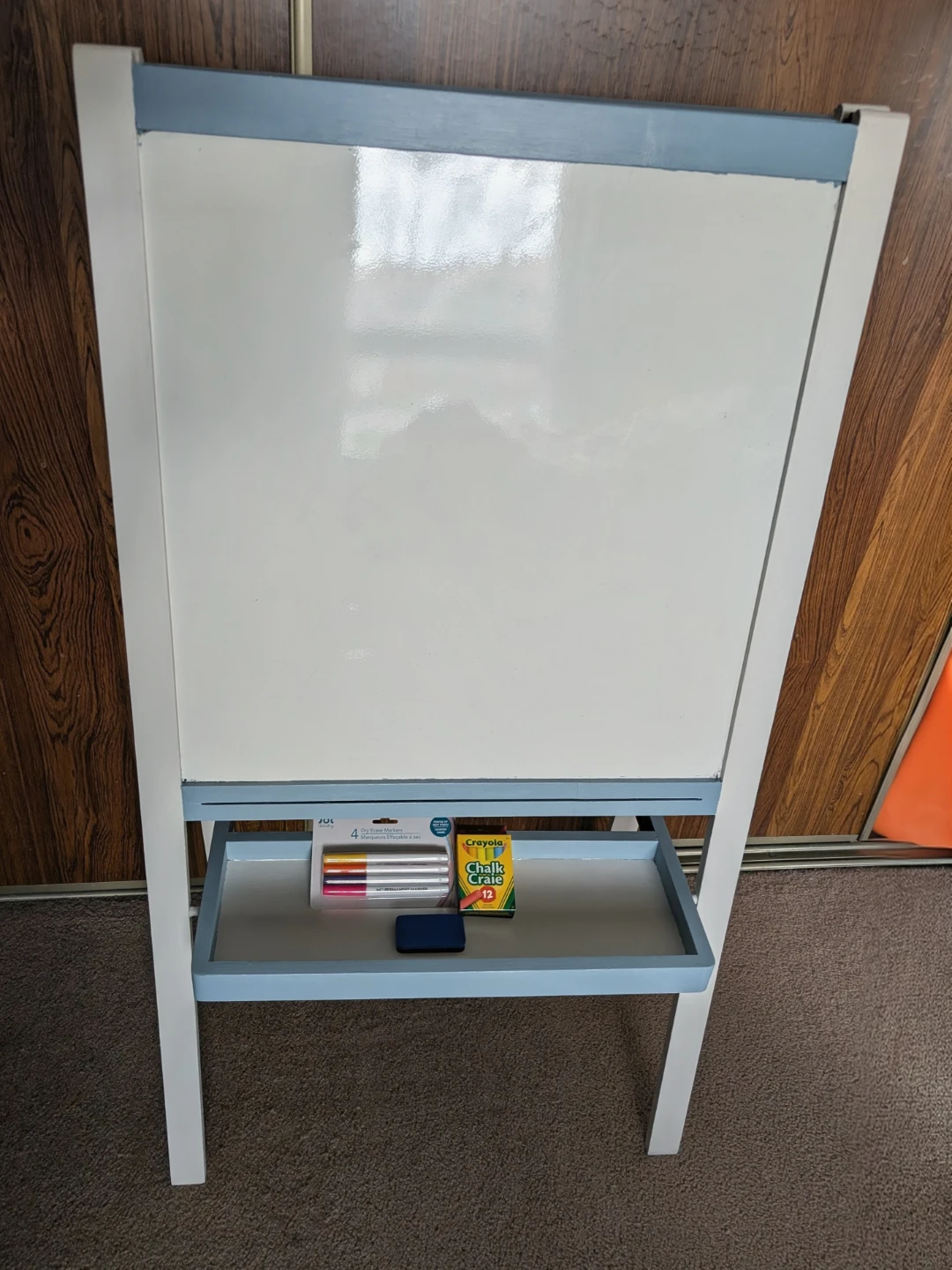 Kids Art Easel with Chalk and Markers