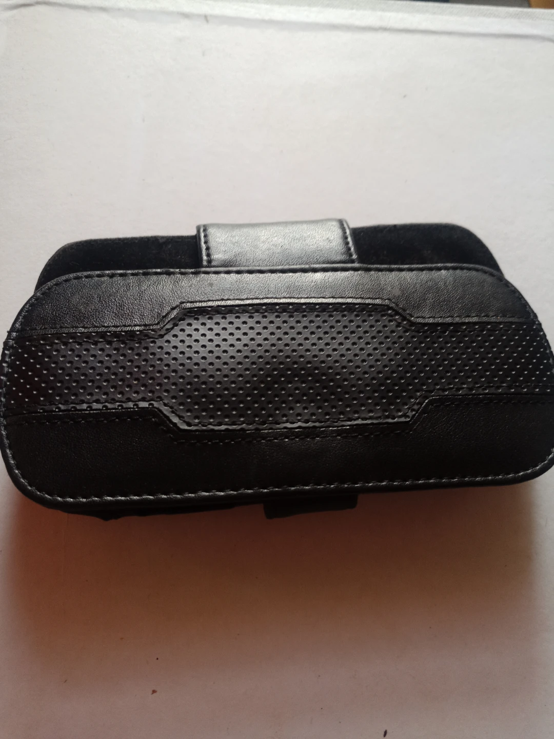 PSP Black Faux Leather Case for Gaming Console
