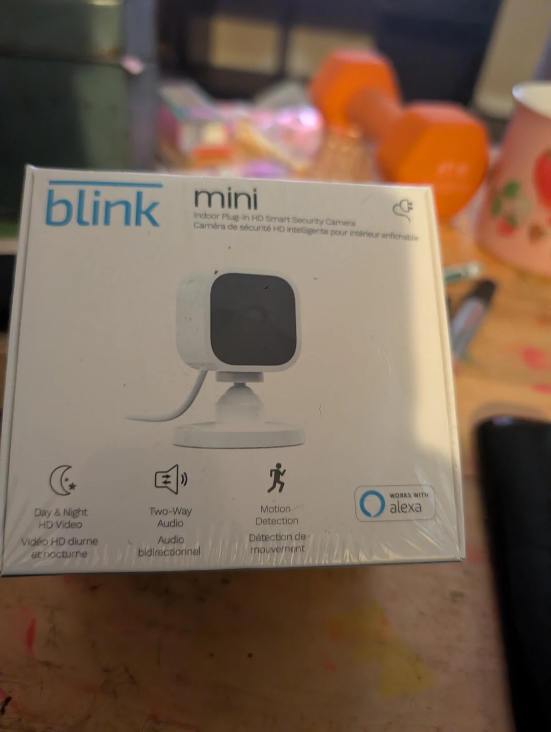 Blink Mini Indoor Plug-in HD Smart Security Camera