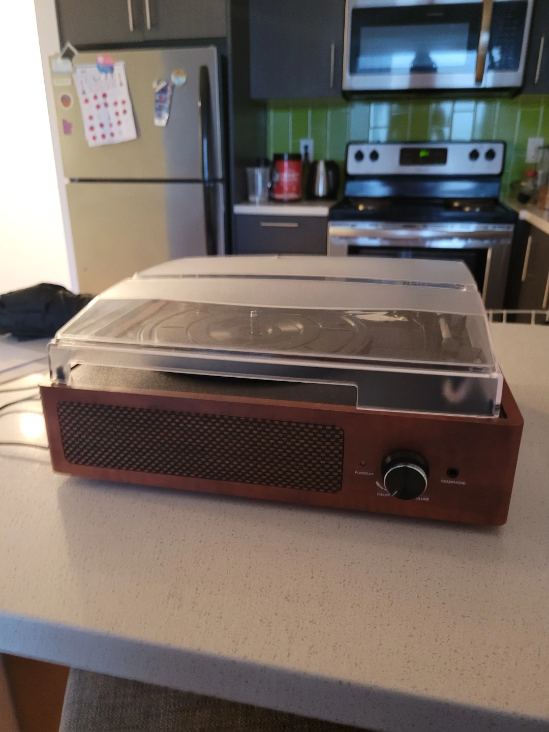Retro Record Player Turntable with Bluetooth speaker function - photo 2