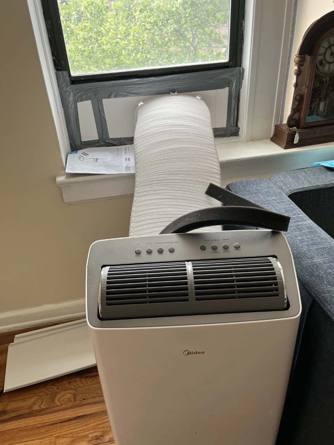 Midea 12,000 BTU DUO Smart Portable Inverter AC w/ Heater - photo 2
