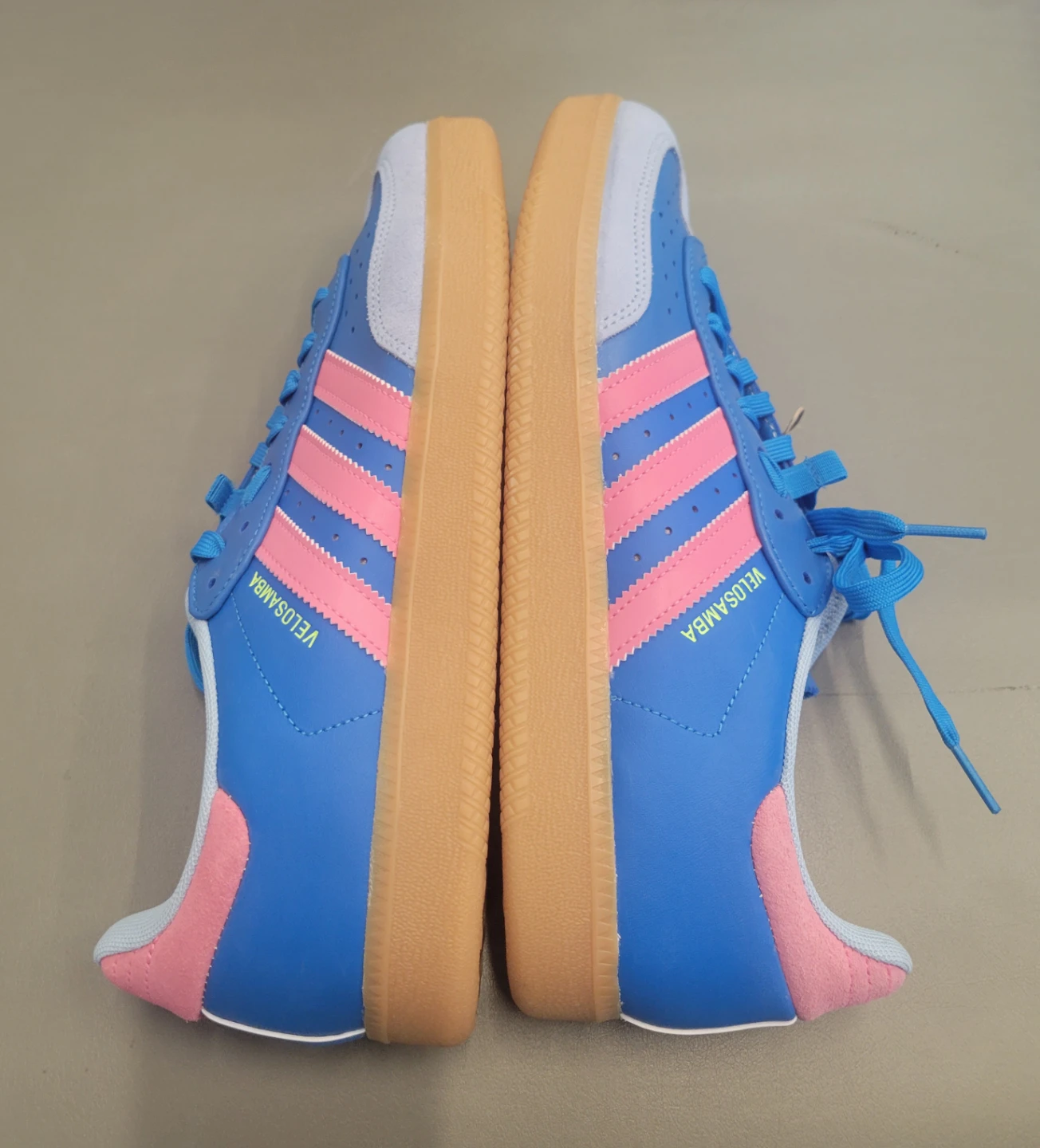Adidas Velosamba Lea Shoes Blue Pink Size 10 - photo 2