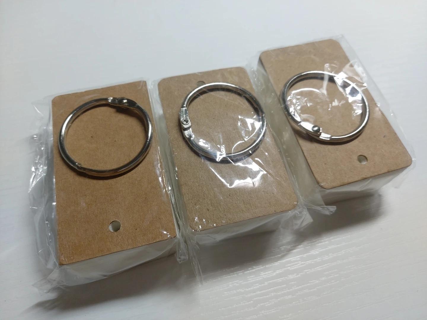 [Brand New] Blank Flashcards with Binder Rings (3 Packs)