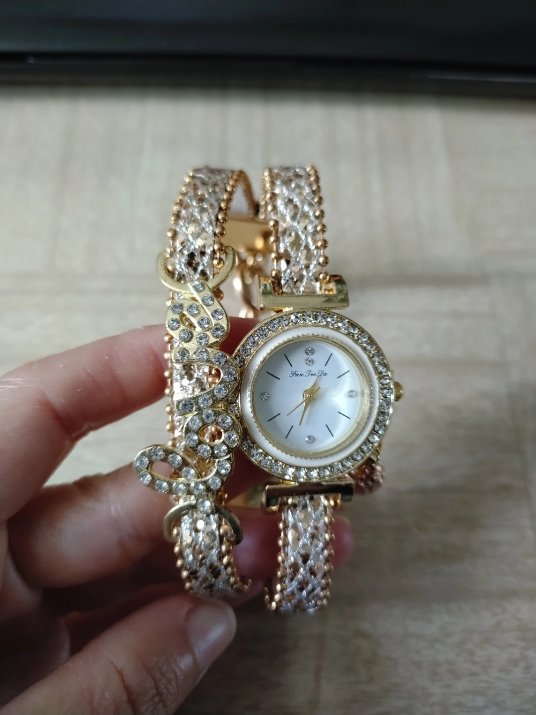 Women's Rhinestone Bracelet Watch - photo 2