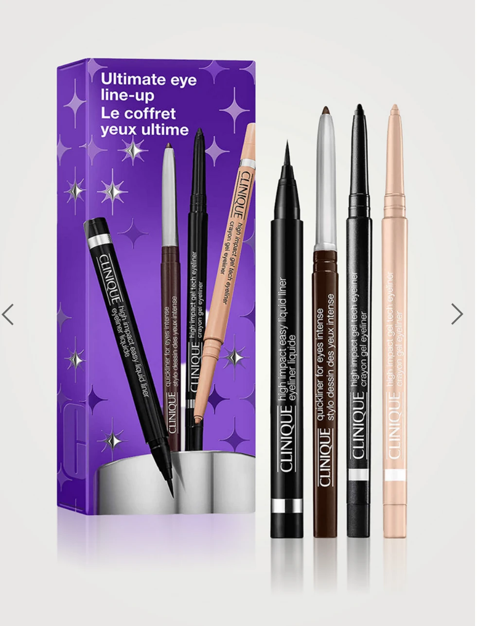 (NEW) 💋 Clinique - Ultimate Eye Line-Up: Eyeliner Gift Set