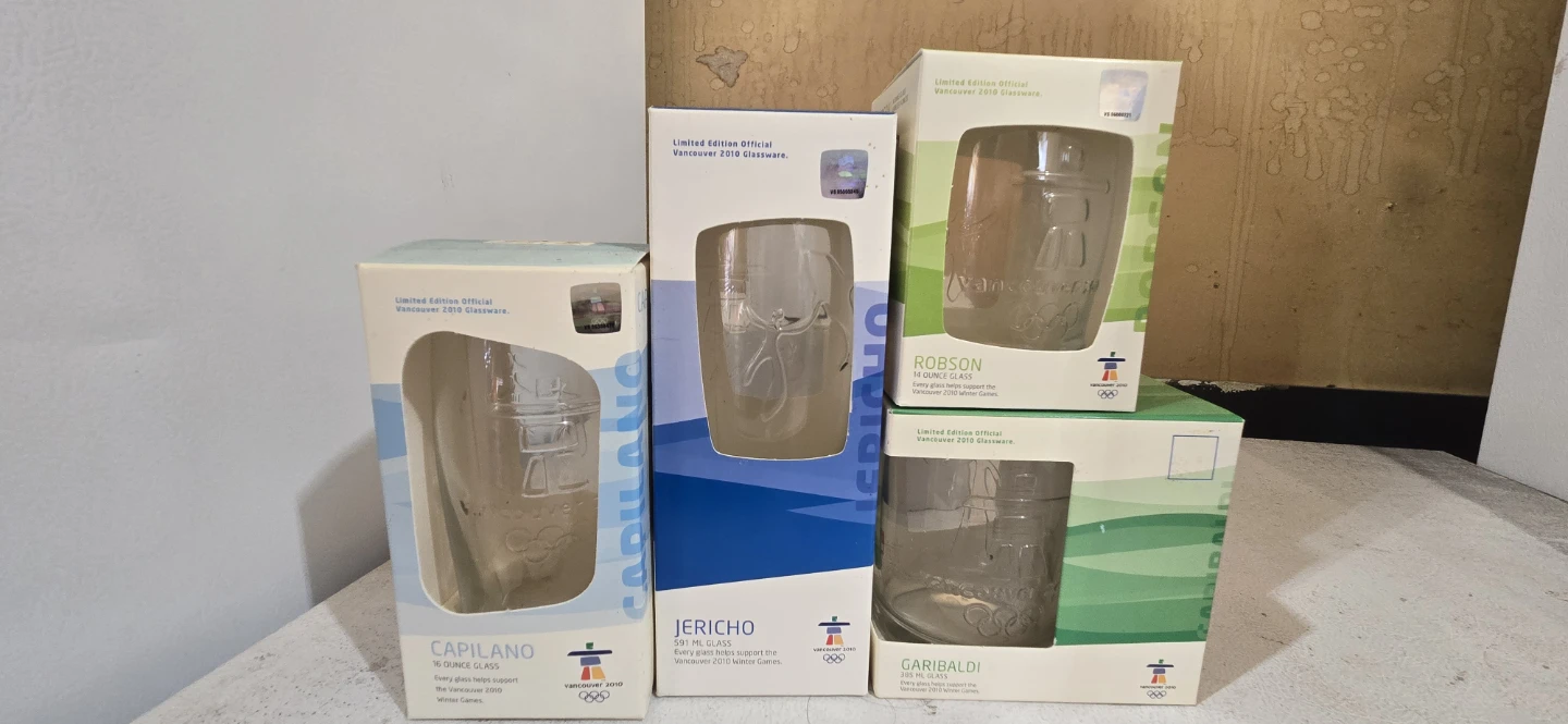 Vancouver 2010 Official Glassware Set - 4 Glasses