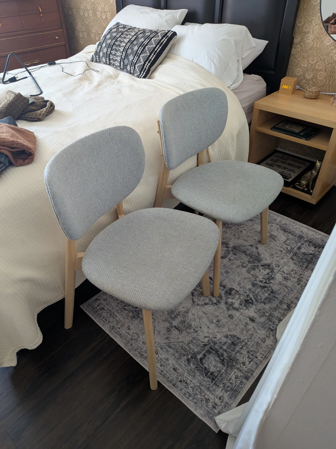 Set of 2 Structube Odense Dining Chairs