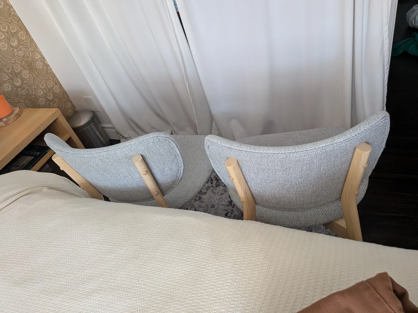Set of 2 Structube Odense Dining Chairs - photo 3
