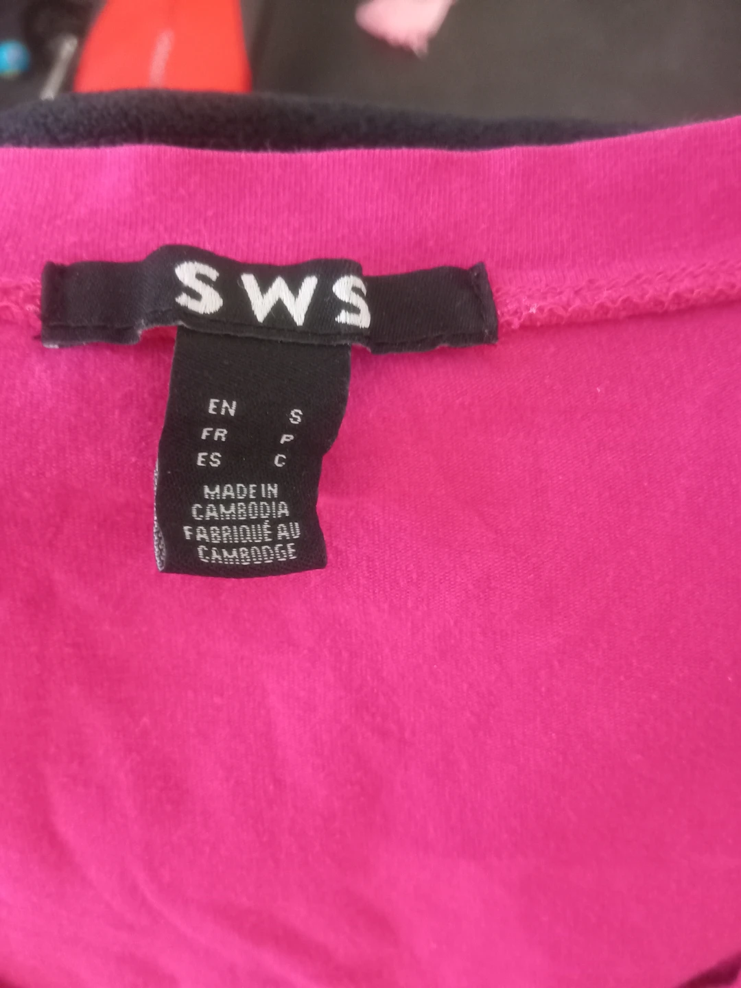 SWS Women's Pink V-Neck T-Shirt - photo 2