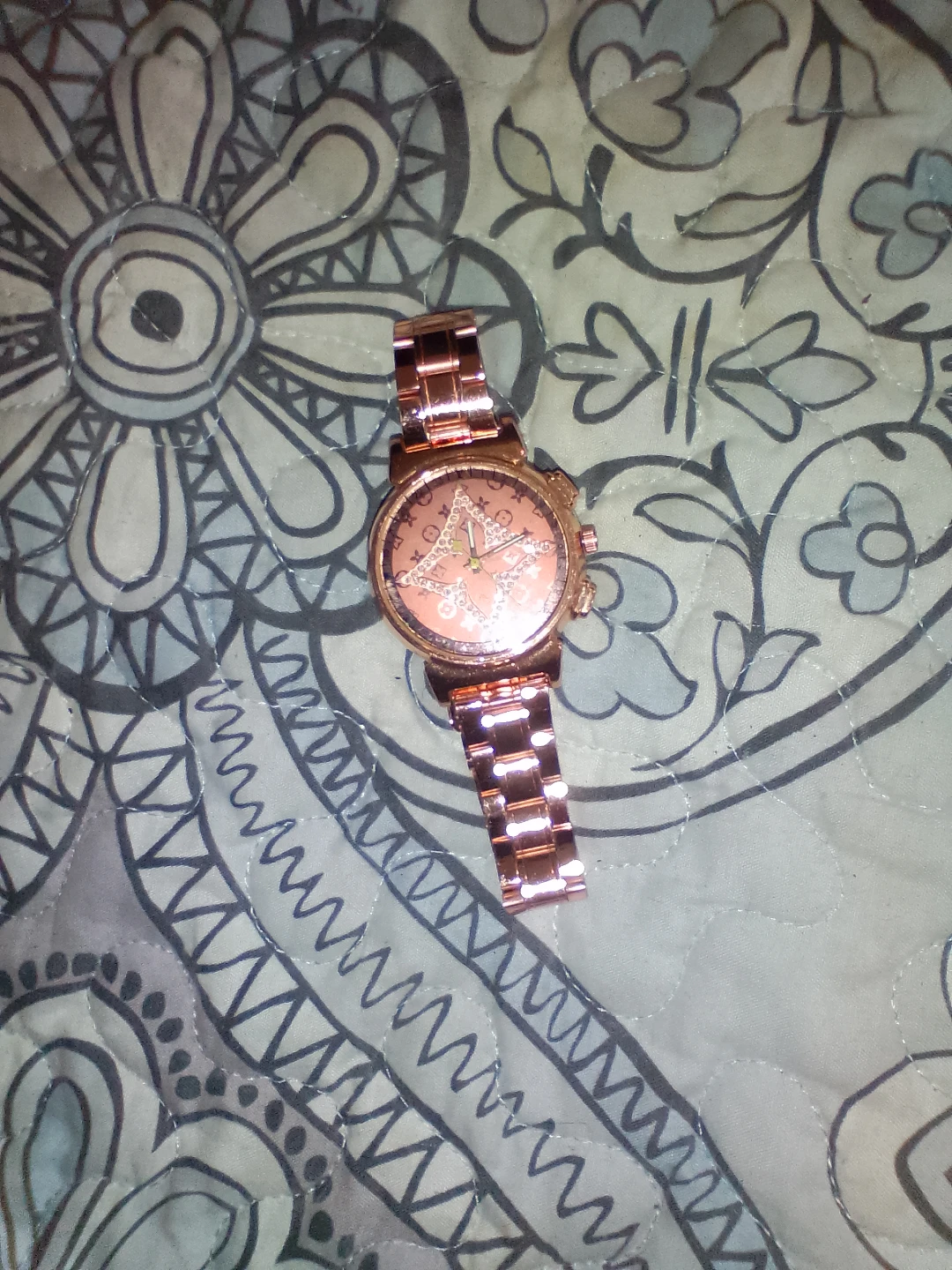 Rose Gold Tone Watch